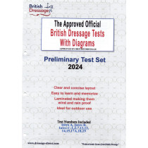 British Dressage 2023 Intro and Preliminary Test Set with Diagrams