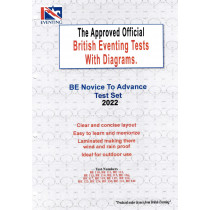 British Eventing BE 2022 Novice to Advanced Dressage Test Set with Diagrams