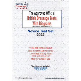British Dressage 2022 Novice Test Set with Diagrams