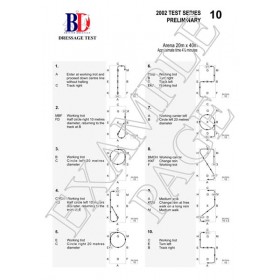 British Dressage Preliminary 1 (2006) Test Sheet with Diagrams