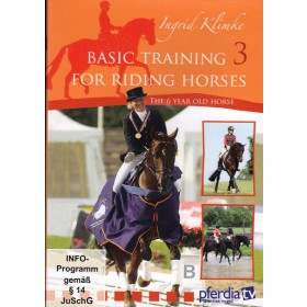 DVD Basic Training for Riding Horses Volume 3 The 6 Year Old Horse by Ingrid Klimke