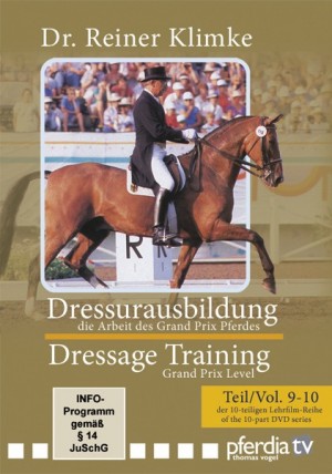 DVD Dr. Reiner Klimke Dressage Training 4: vols 9 & 10 The Work of the Grand Prix Horse from trot-online