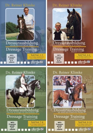 Reiner Klimke Dressage Training 4 DVD Set from Trot-Online
