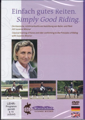 DVD Simply Good Riding with Susanne Miesner from trot-online